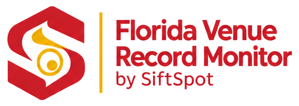 Florida Venue Record Monitor by SiftSpot